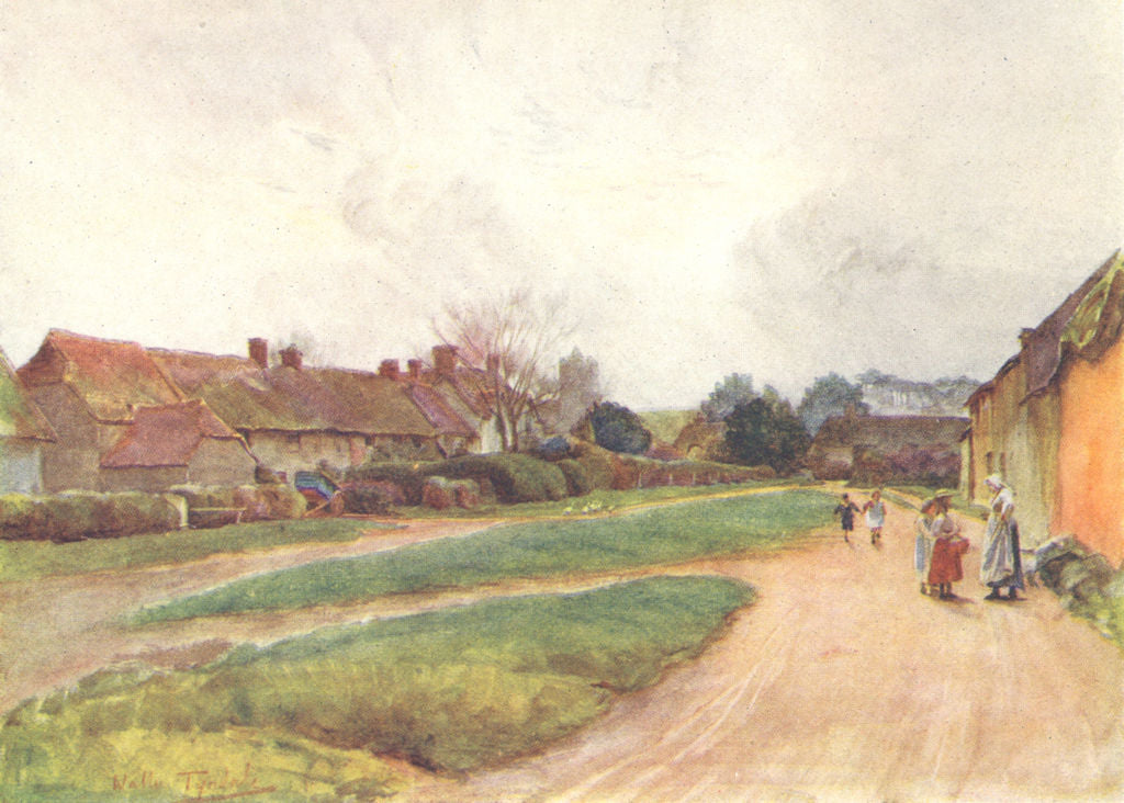 DORSET. Wool Wellbridge of Tess D'Urbervilles 1906 old antique print picture